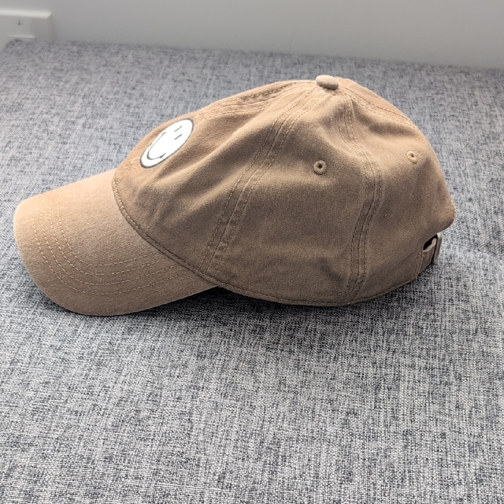 Tan Smiley Face Cap - Picture 6 of 6